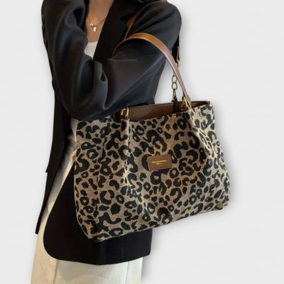 Olivia™ | Leopard Canvas Bag