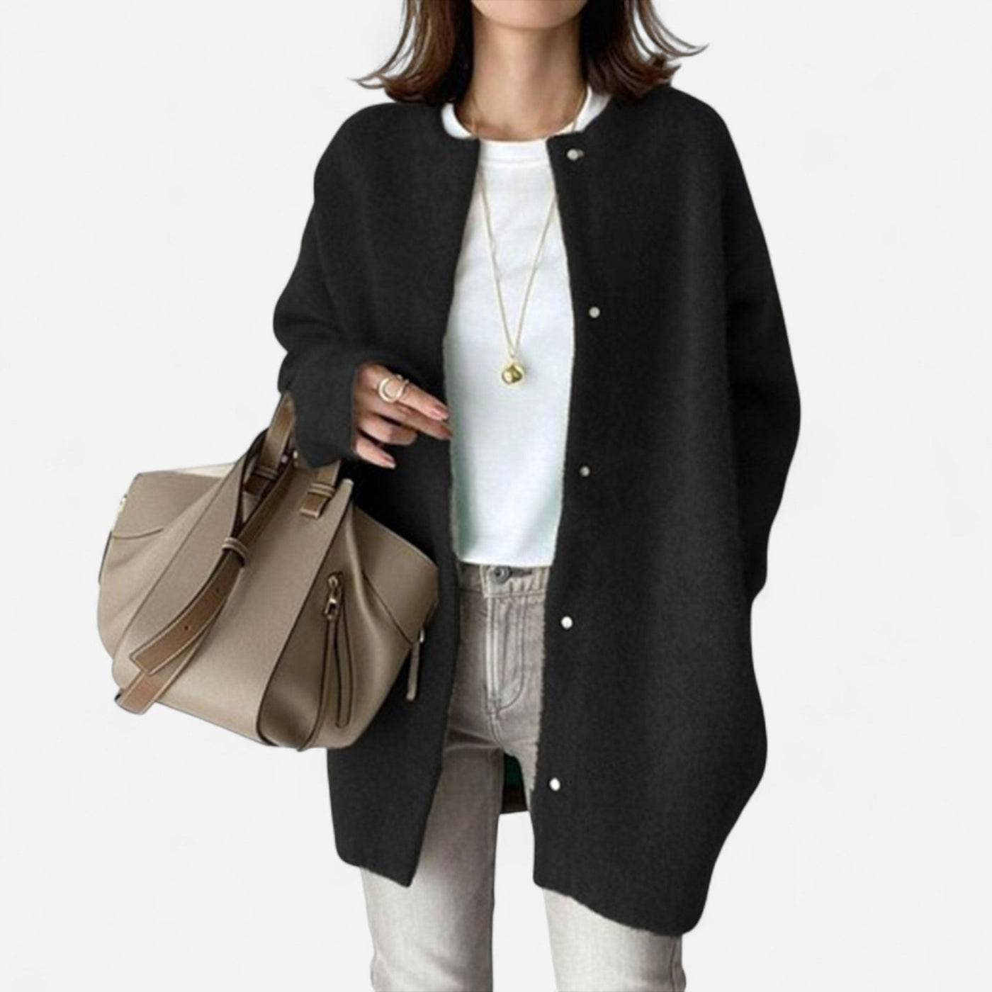 Liliane - Elegant Cashmere Cardigan Inge for Women