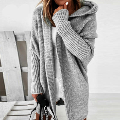 Women’s Hooded Knit Cardigan | Relaxed Fit