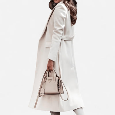 Long Wool-Blend Coat – Timeless Elegance and Style