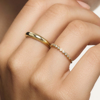 Pearl™ - ELEGANT DIAMOND RING WITH A LUSTROUS PEARL DESIGN
