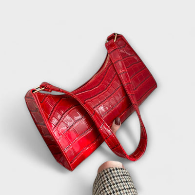 Helen™ | Glossy Leather Bag