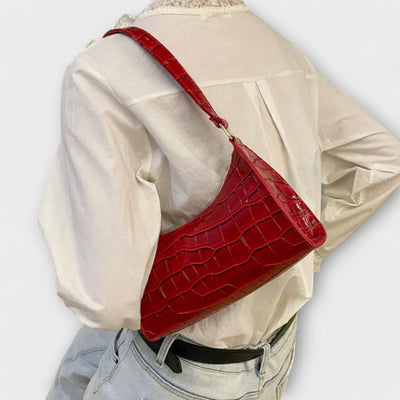 Helen™ | Glossy Leather Bag