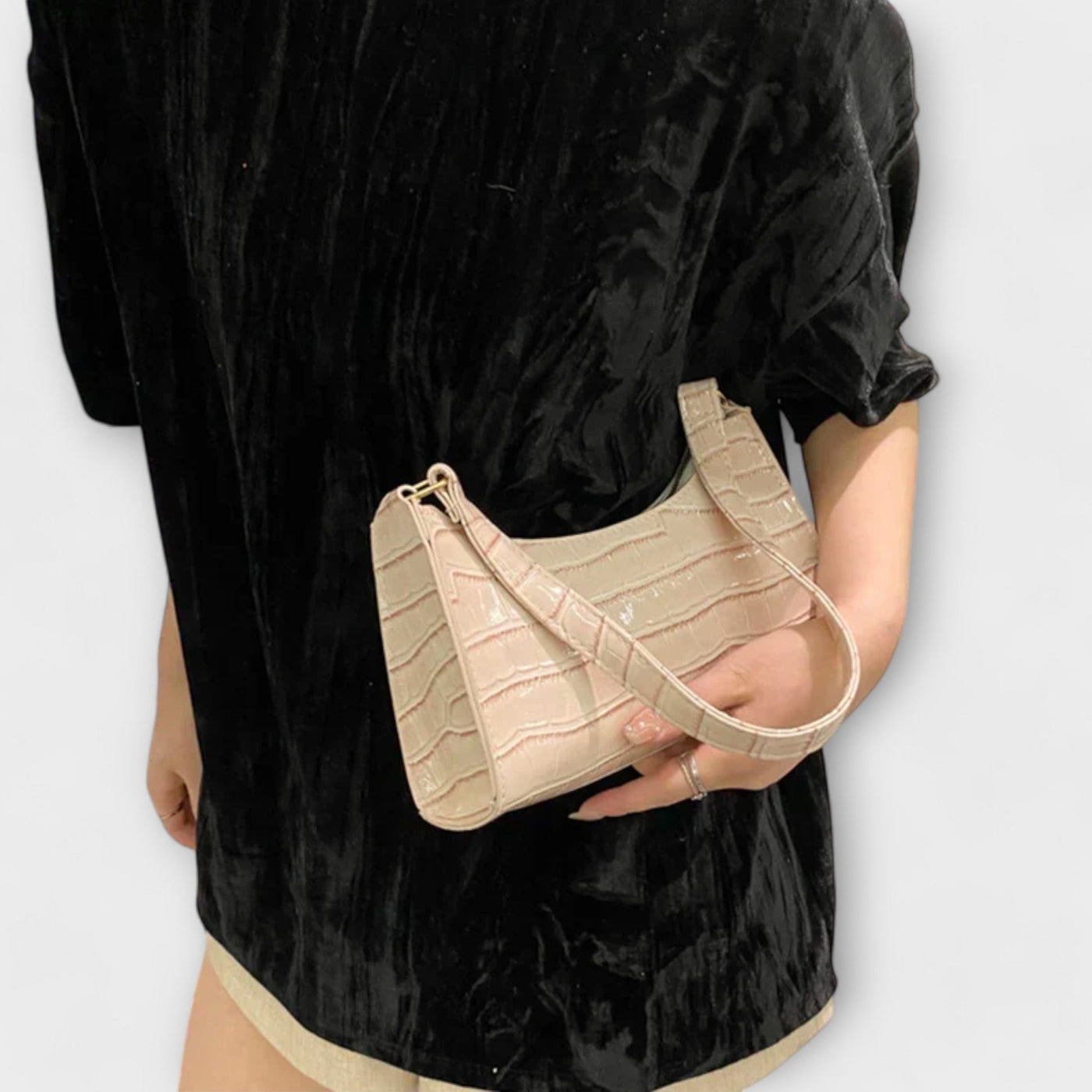 Helen™ | Glossy Leather Bag