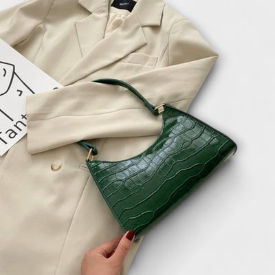Helen™ | Glossy Leather Bag
