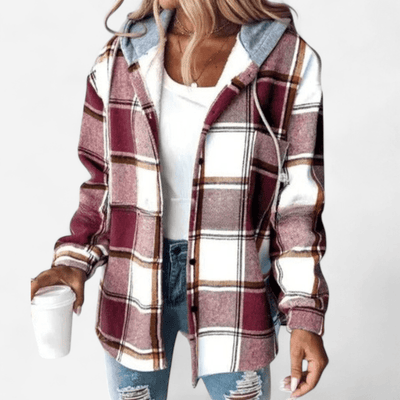 Nela - Elegant all-season jacket with hood