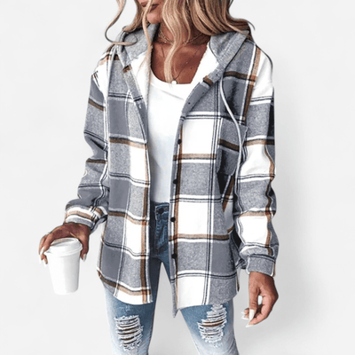 Nela - Elegant all-season jacket with hood