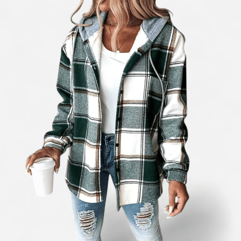 Nela - Elegant all-season jacket with hood