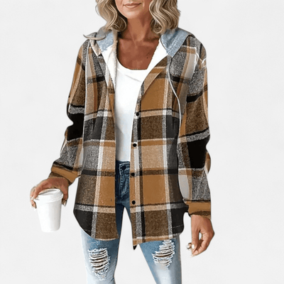 Nela - Elegant all-season jacket with hood