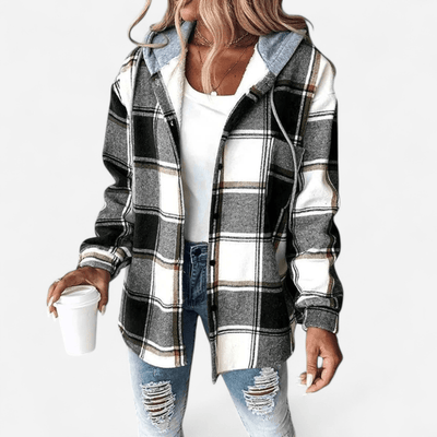 Nela - Elegant all-season jacket with hood