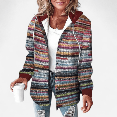 Nela - Elegant all-season jacket with hood