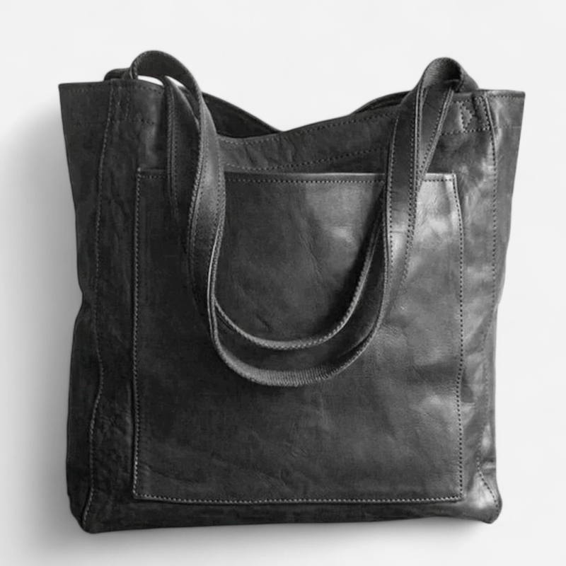 Linda - Elegant Leather Bag with Spacious Compartments