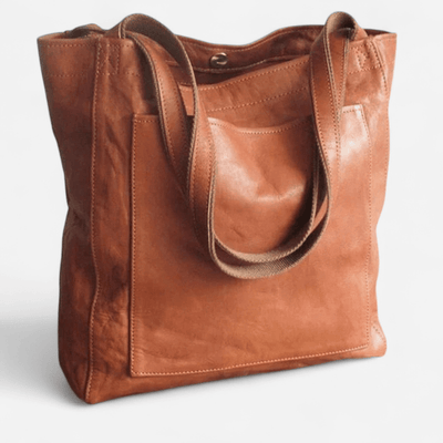 Linda - Elegant Leather Bag with Spacious Compartments