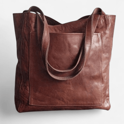 Linda - Elegant Leather Bag with Spacious Compartments