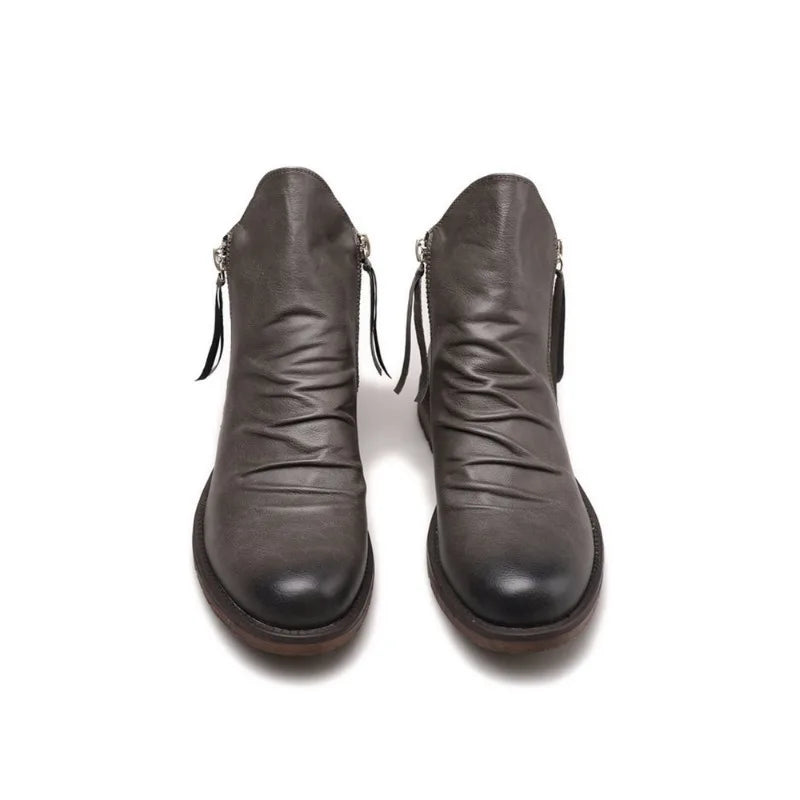 Owens™ | Leather Chelsea Ankle Boots