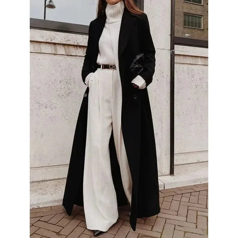 Linda - Longline Wool-Blend Coat