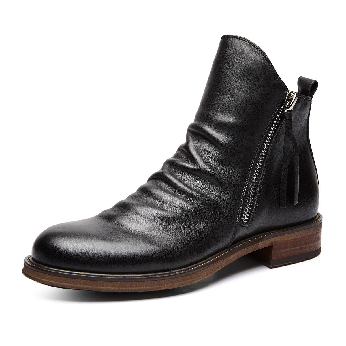 Owens™ | Leather Chelsea Ankle Boots