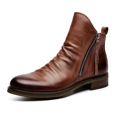 Owens™ | Leather Chelsea Ankle Boots