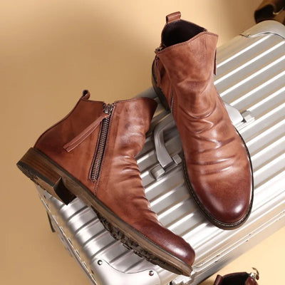 Owens™ | Leather Chelsea Ankle Boots