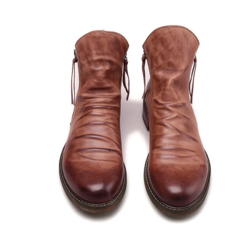 Owens™ | Leather Chelsea Ankle Boots