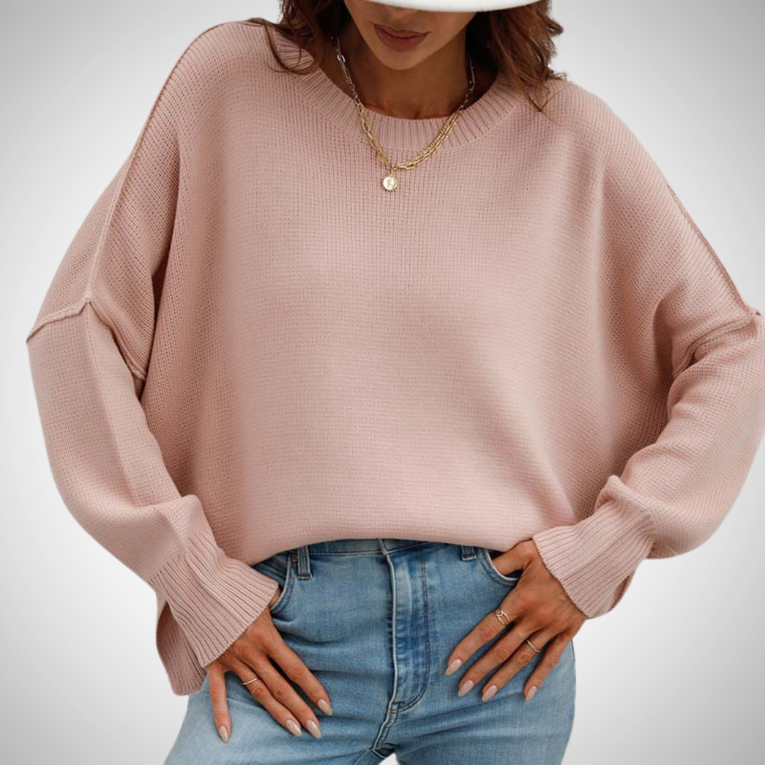 Clara Solid Knit Sweater