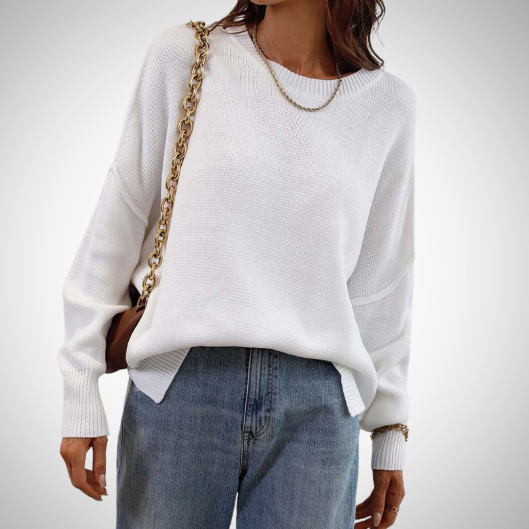 Clara Solid Knit Sweater