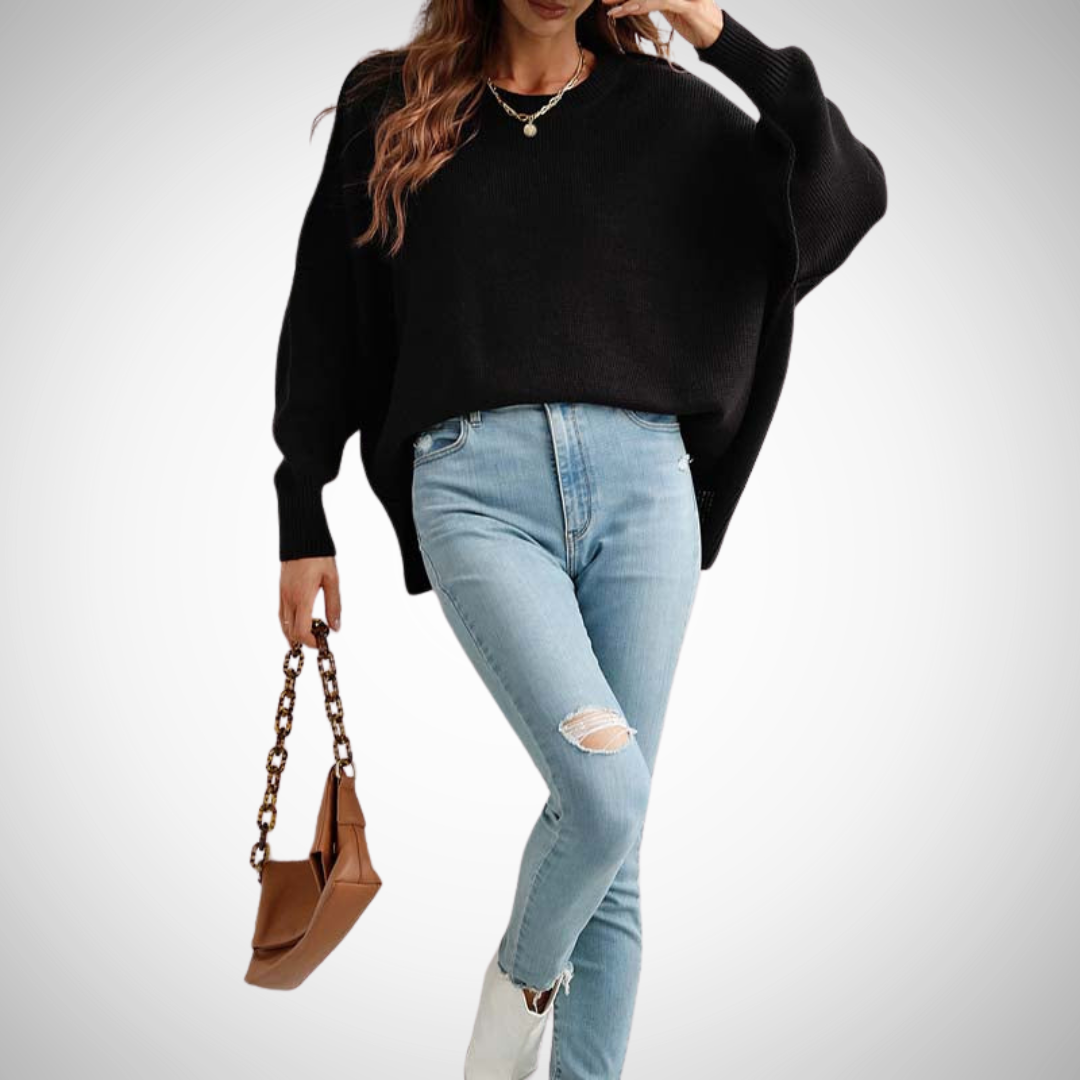 Clara Solid Knit Sweater