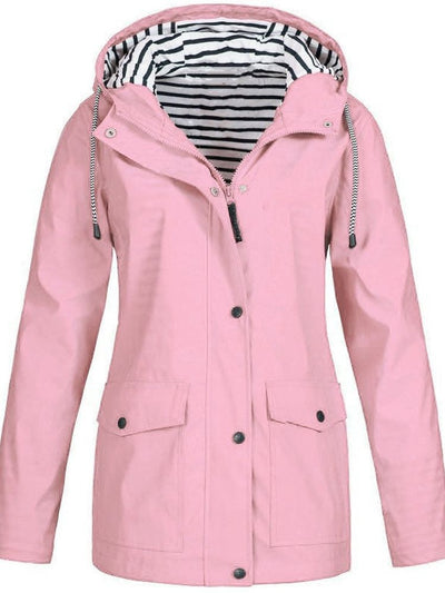 Waterproof Hooded Rain Jacket