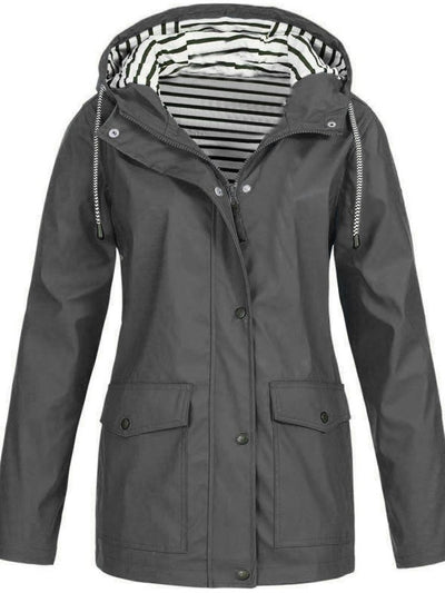 Waterproof Hooded Rain Jacket
