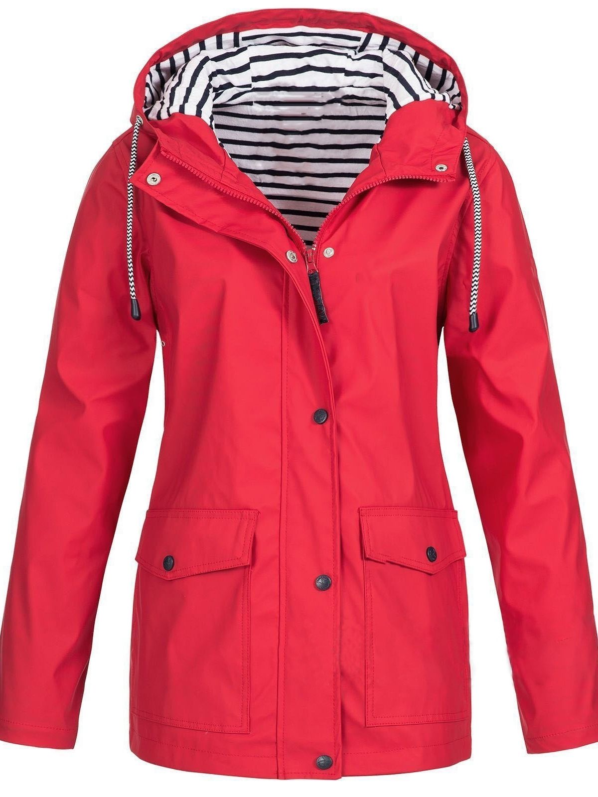 Waterproof Hooded Rain Jacket