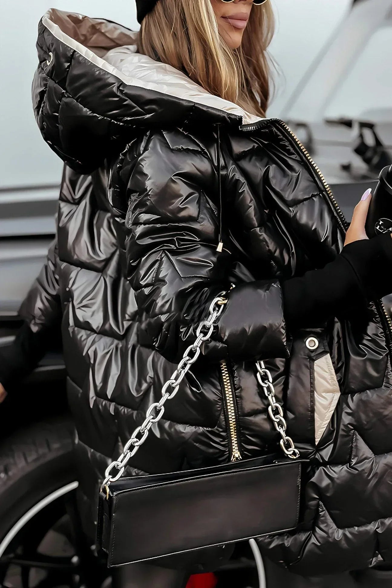 Margaret - Elegant Winter Coat with Hood and Insulation