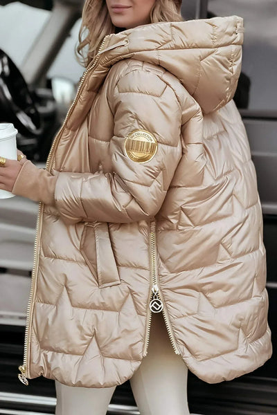 Margaret - Elegant Winter Coat with Hood and Insulation