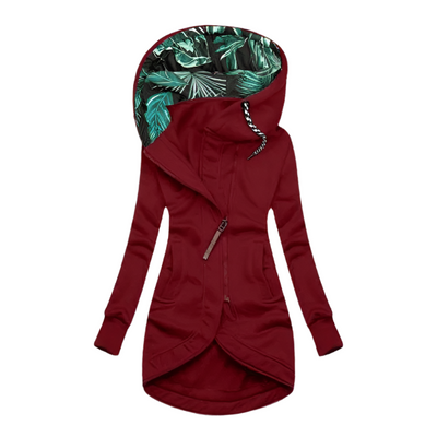 Women's Asymmetrical Hooded Jacket