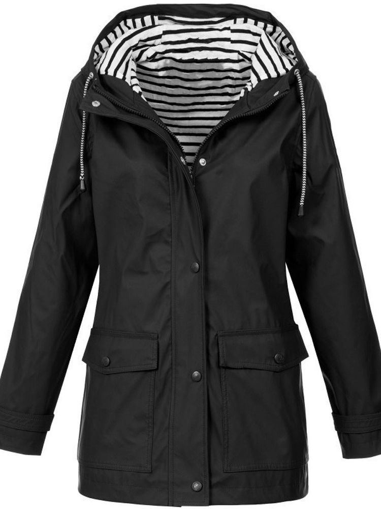 Waterproof Hooded Rain Jacket