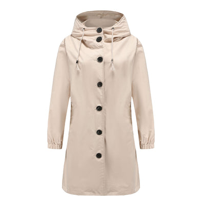 Catherine - Hooded Rain Jacket | Lightweight
