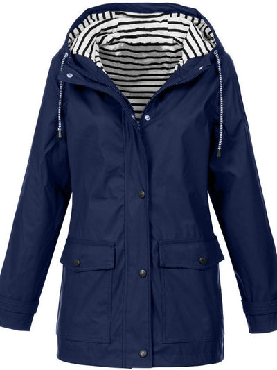 Waterproof Hooded Rain Jacket